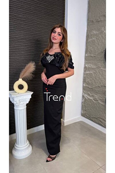 TREND Evening Dress with Pearl Chest