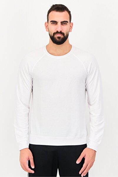 90 Degree By Reflex Men Sportswear Fit Long Sleeve Outdoor T-Shirt, White