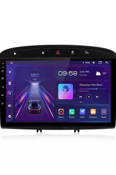 NAVI-ABC Navigație dedicată pentru Peugeot 308 / 408 (2008-2020) — 9" Android...