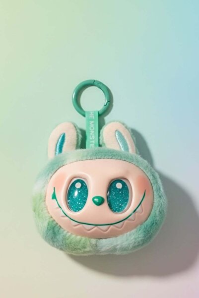 ww waka waka kids store الوحوش ™   سلسلة مفاتيح على شكل أرنب من القطيفة