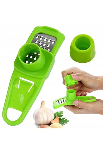 DMV Solux Razatoare compacta pentru usturoi, design ergonomic, otel inoxidabi...