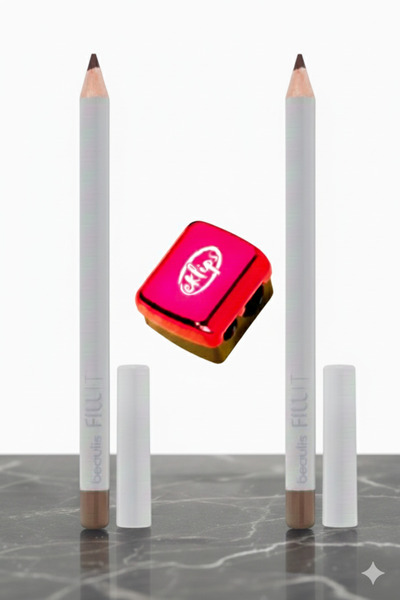 beaulis Light Brown Acik Kahve Goz Kalemi 2 Adet & Asortili Keskin Kalemtras ...