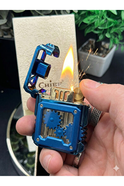 NikaŞ Chief Mekanizma Tasarımlı Dönen Çarklı ve Fotoğraf Bölmeli Benzinli Çak...