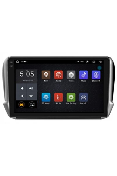 Piloton Navigație pentru Peugeot 208 (2013-2018) 9" QLED 2K, 8GB RAM, 256GB, ...