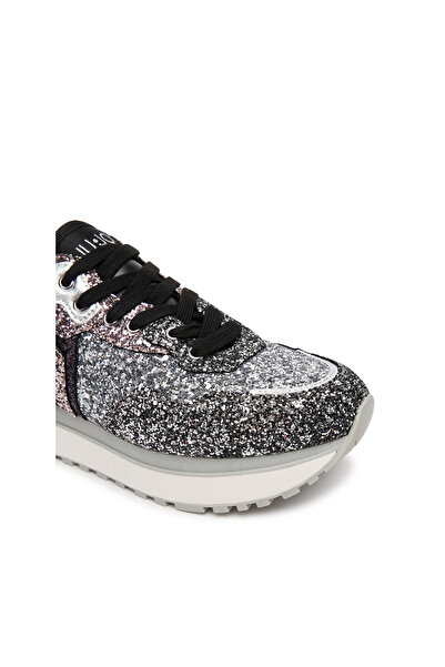 Liu Jo sneakers women Silver S3810 Maxi Wonder Glitter