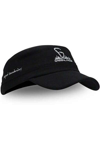gnl Globo Black Cotton Cap - Unisex Design with Adjustable Strap