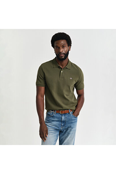 Gant Erkek Yeşil Regular Fit Polo