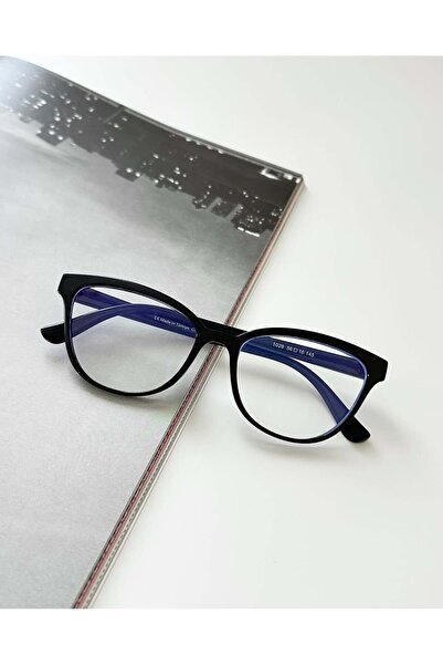 LOOKUP NEW Blue Light Protection Glasses Screen Cat Eye Optical Compatible Glass Changes Wipe Cloth and Case Gift