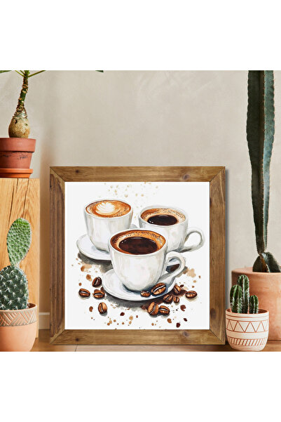 Tuba Decor Tablou pătrat cu rama din lemn