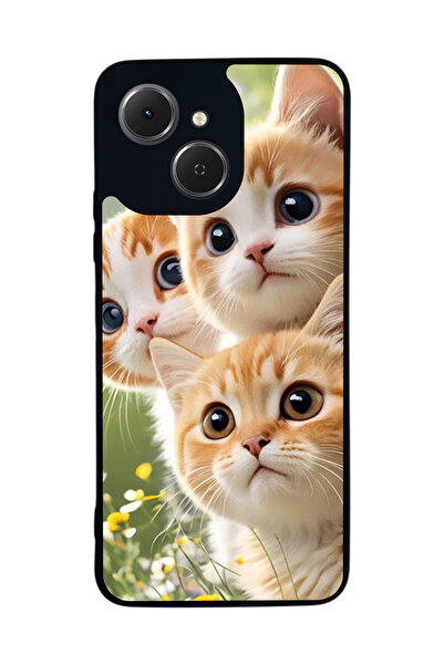 TECNO متوافق مع Spark 40C مطبوع، أسود غير لامع، سيليكون ناعم، واقي، غطاء ممتص للصدمات، حافظة