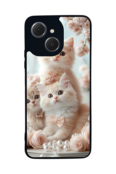 TECNO متوافق مع Spark 40C مطبوع، أسود غير لامع، سيليكون ناعم، واقي، غطاء ممتص للصدمات، حافظة