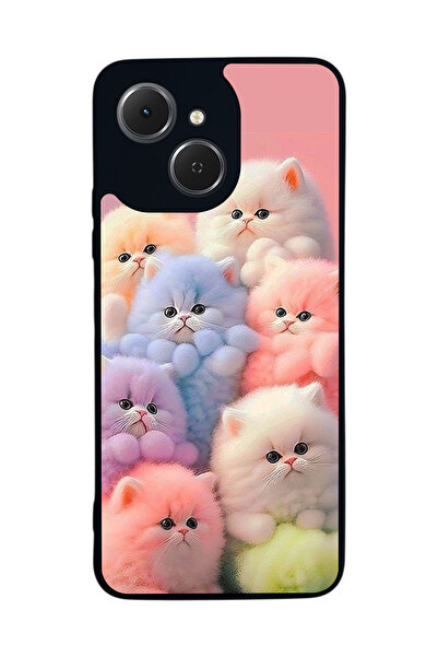 TECNO Spark 40C Compatible Printed , Matte Black, Soft Silicone, Protective, ...