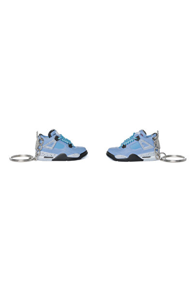 JORDAN 4 Retro University Blue Keychains Set