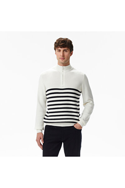 Nautica Erkek Krem Classic Fit Kazak