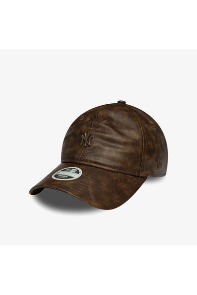 NEW ERA Șapcă maro unisex 9Twenty Neyyan din PU uzat