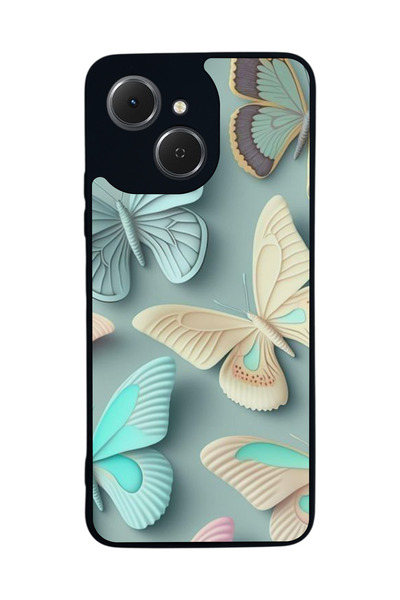 TECNO Spark 40C Compatible Printed , Matte Black, Soft Silicone, Protective, ...