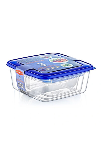 Epilons 3-Piece Square Storage Container Set Nm-99323