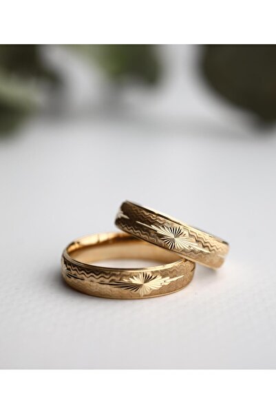 Narin Mücevherat Nar-in Altın Mücevherat Altın Yüzük Erkek Alyans 14