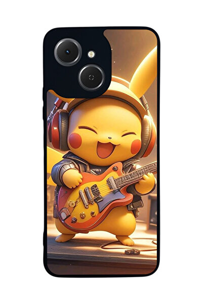 TECNO متوافق مع Spark 40C مطبوع، أسود غير لامع، سيليكون ناعم، واقي، غطاء ممتص للصدمات، حافظة