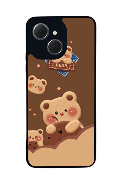 TECNO متوافق مع Spark 40C مطبوع، أسود غير لامع، سيليكون ناعم، واقي، غطاء ممتص للصدمات، حافظة