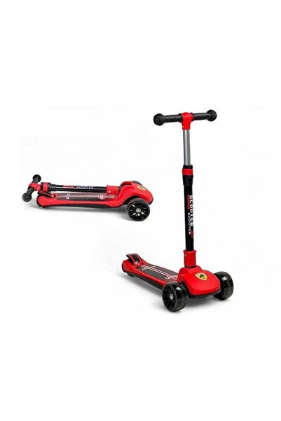 dehkah Foldable 3-Wheel Kick Scooter for Kids with LED Flashing Wheels, Adjustable Handlebar