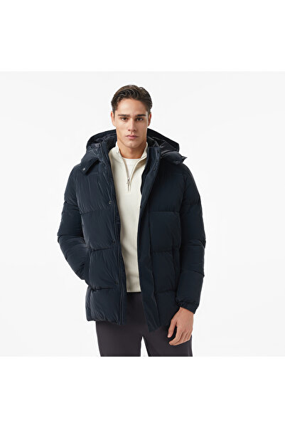 Nautica Erkek Siyah Regular Fit Mont