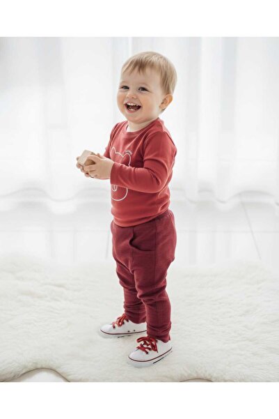 MEYİCA Premium Quality Unisex Baby Soft Winter Jacquard Single Bottom Pants