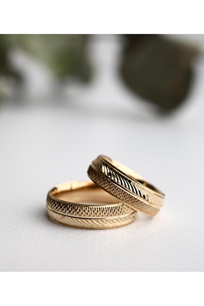 Narin Mücevherat Nar-in Altın Mücevherat Altın Yüzük Erkek Alyans 18