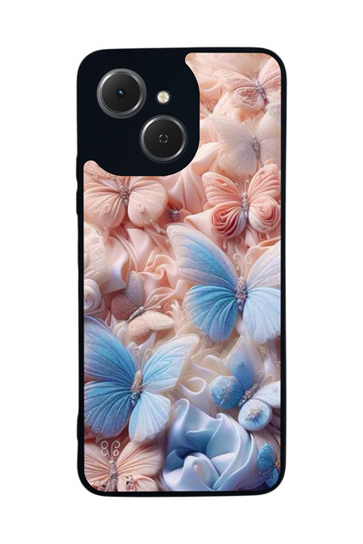 TECNO متوافق مع Spark 40C مطبوع، أسود غير لامع، سيليكون ناعم، واقي، غطاء ممتص للصدمات، حافظة