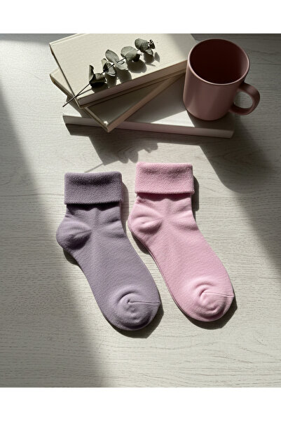 DRAV عبوة من 2 جوارب نسائية ناعمة