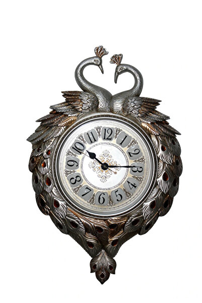 Twin Store Peacock Wall Clock
