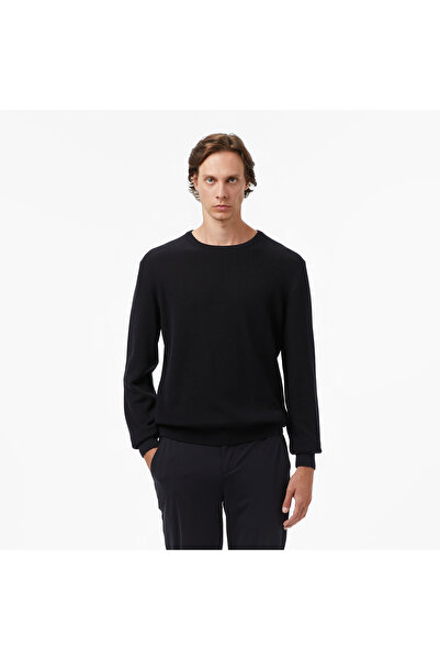 Nautica Pulover negru pentru bărbați, cu croiala clasică