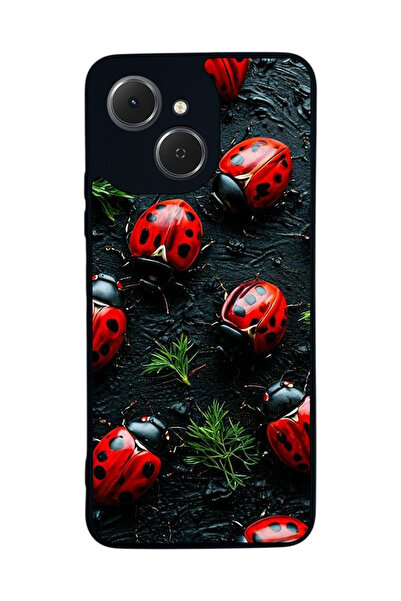 TECNO متوافق مع Spark 40C مطبوع، أسود غير لامع، سيليكون ناعم، واقي، غطاء ممتص للصدمات، حافظة