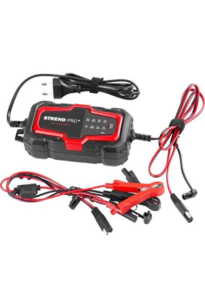 Strend Pro Incarcator baterie auto, 6V/12V, 85 W, 5A, IP65,