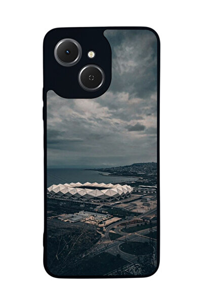 TECNO متوافق مع Spark 40C مطبوع، أسود غير لامع، سيليكون ناعم، واقي، غطاء ممتص للصدمات، حافظة