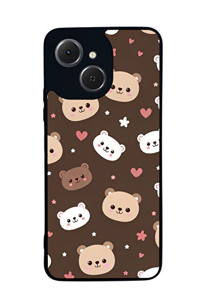 TECNO متوافق مع Spark 40C مطبوع، أسود غير لامع، سيليكون ناعم، واقي، غطاء ممتص للصدمات، حافظة