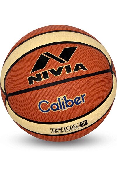 Nivia Caliber Rubber Basketball (Size-5) Multicolor
