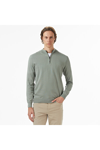 Nautica Erkek Yeşil Classic Fit Kazak