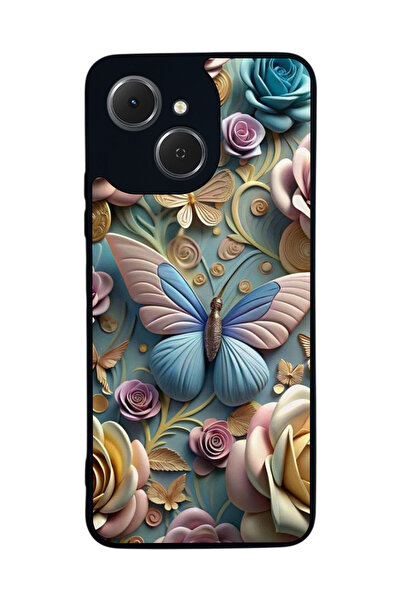 TECNO Spark 40C Compatible Printed , Matte Black, Soft Silicone, Protective, ...