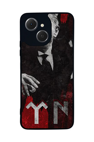 TECNO متوافق مع Spark 40C مطبوع، أسود غير لامع، سيليكون ناعم، واقي، غطاء ممتص للصدمات، حافظة