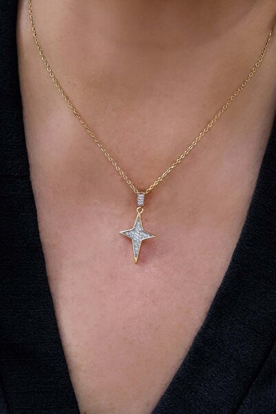 Ayno Shiny North Star Steel Necklace