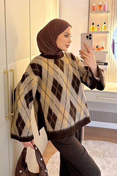 Hazamoda Mst Efi̇l Sweater Brown