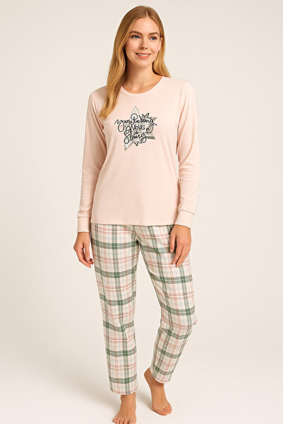 Mutlu City Γυναικείο Σετ Πιτζάμες Θερμικής Ενδυμασίας Μαλακής Υφής 42050