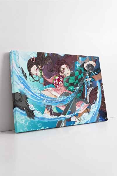 KOSS Dijital Demon Slayer Tanjiro Nezuko Scenă de acțiune cu tehnica apei Ilu...