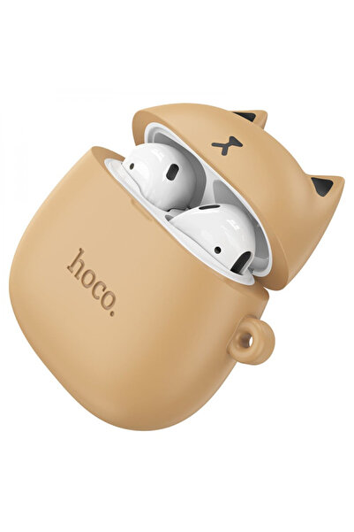 Hoco (EW45) » Casti Wireless, Căști intraauriculare, BT 5.3, 200mAh, + Husa CatCase, Caramel/MARO
