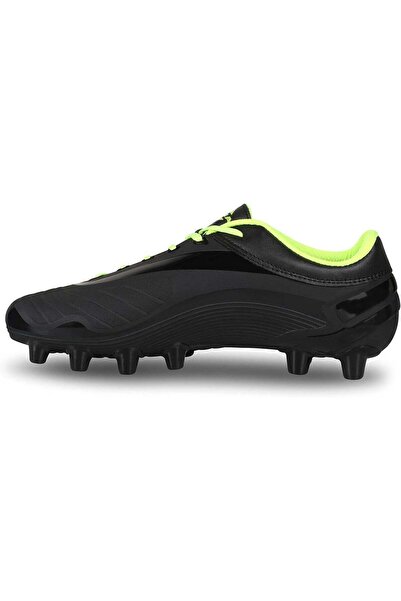 Nivia Airstrike Men's Football Shoes (Black/Green, UK 06)