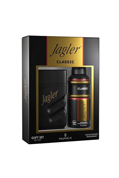 Jagler Set 2 x Men's Gift Classic, Eau de Toilette 90 ml, Deodorant 150 ml