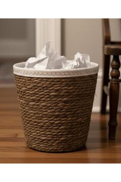 SPR سلة مهملات خوص Natural Wicker Waste Basket