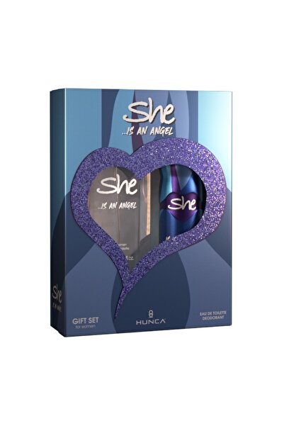 She Is An Angel Gift Box, Eau de Toilette, 50 ml and Deodorant, 150 ml