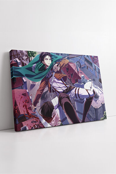 KOSS Dijital Atacul pe Titan Levi City Battle Anime Canvas Painting Manevră t...